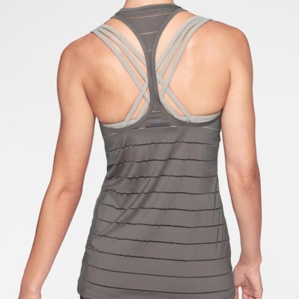 Grey Althleta Chi Tank Small